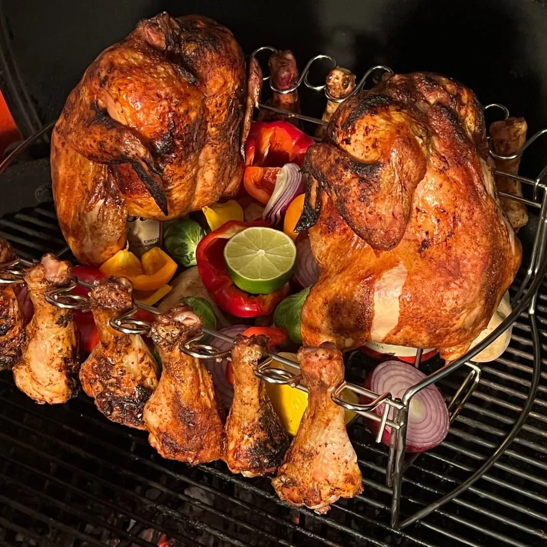 Le poulet fumé laqué à la Pomme Sucrée - BBQ Québec