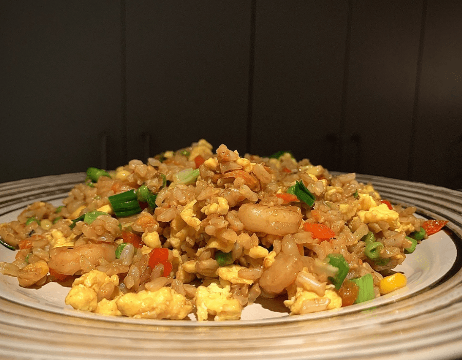 Riz frit piquant aux crevettes - BBQ Québec