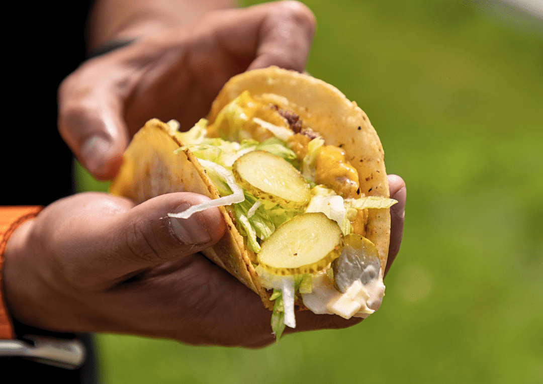 Tacos cuits sur la plancha