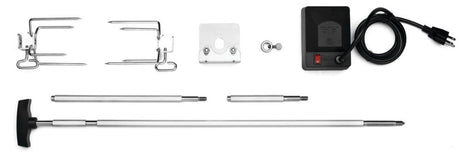 69241 - Heavy Duty Rotisserie Kit for PRO Charcoal Kettle 22 and 18 - inch Grills - BBQ Québec