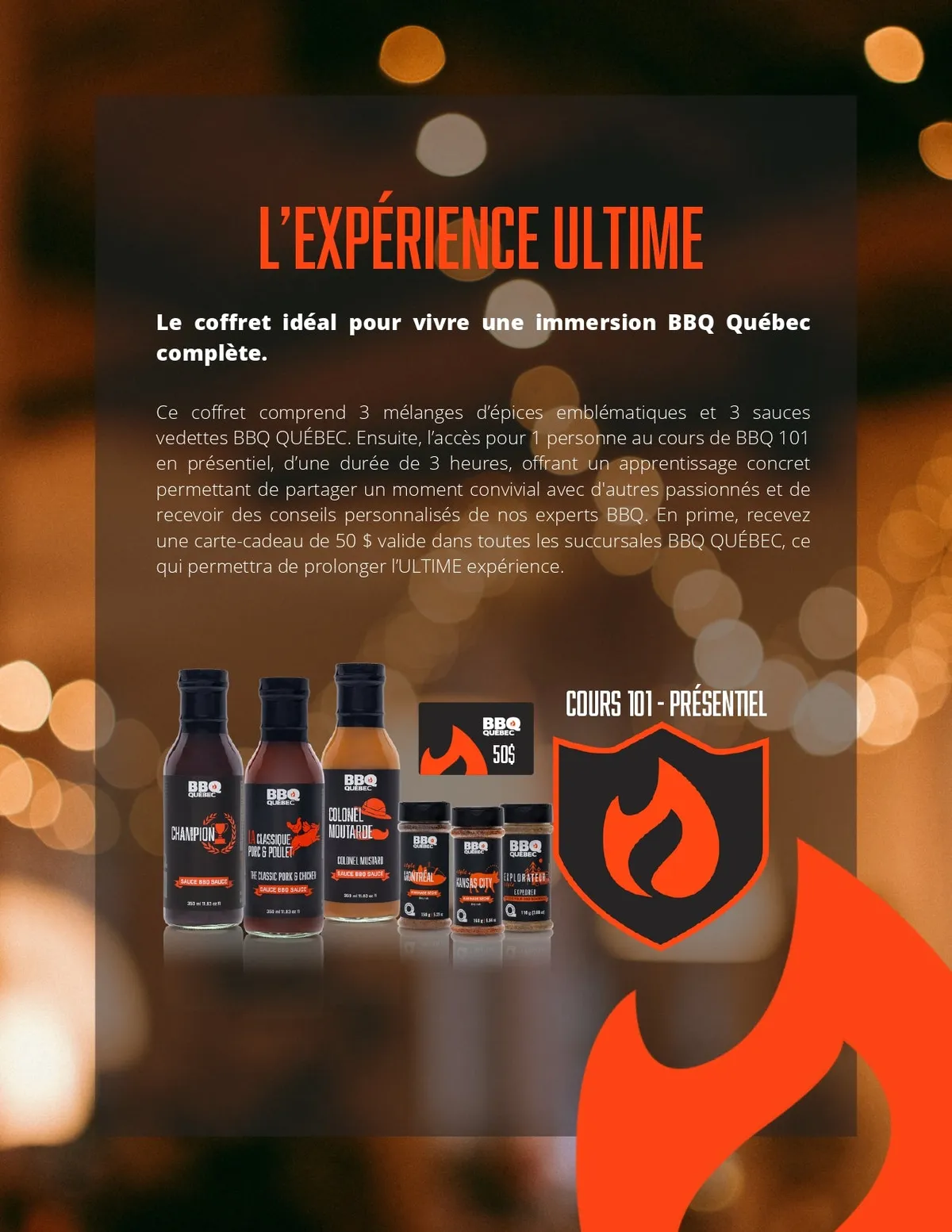 Catalogue des coffrets cadeaux BBQ Québec 2025-2026, page 3