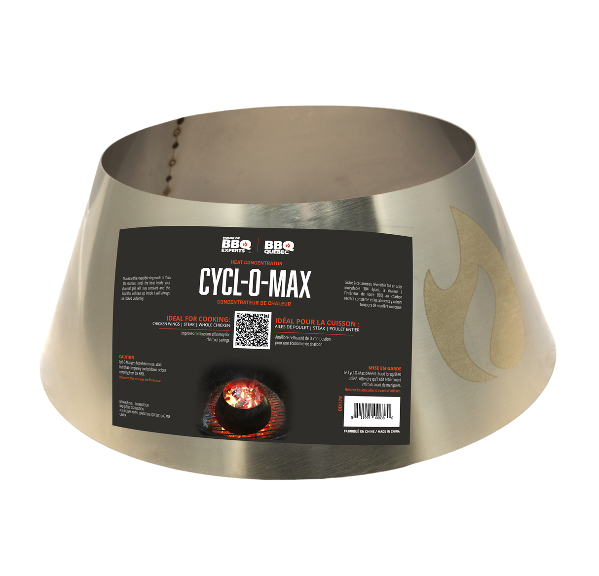 Le concentrateur de chaleur Cycl-O-Max BBQ Québec
