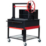 ARG - 36DSIBRBCRT - Argentine with Brasero back 36''x 36'' with cart - BBQ Québec