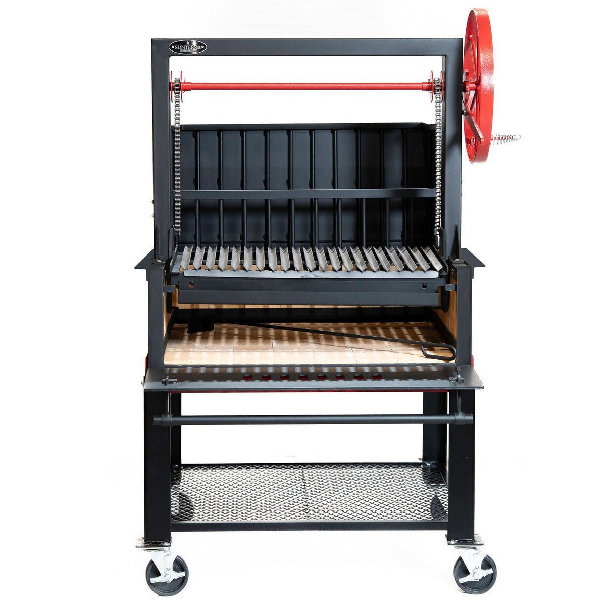 ARG - 36DSIBRBCRT - Argentine with Brasero back 36''x 36'' with cart - BBQ Québec