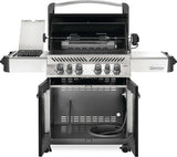 BBQ Napoleon Prestige 500 avec brûleurs arrière et latéral infrarouges noir - P500RSIB - BBQ Québec