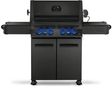 BBQ noir satiné Napoléon PHANTOM PRESTIGE® 500 au propane avec brûleurs arrière et latéral infrarouges - BBQ Québec