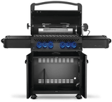 BBQ noir satiné Napoléon PHANTOM PRESTIGE® 500 au propane avec brûleurs arrière et latéral infrarouges - BBQ Québec