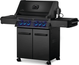 BBQ noir satiné Napoléon PHANTOM PRESTIGE® 500 au propane avec brûleurs arrière et latéral infrarouges - BBQ Québec