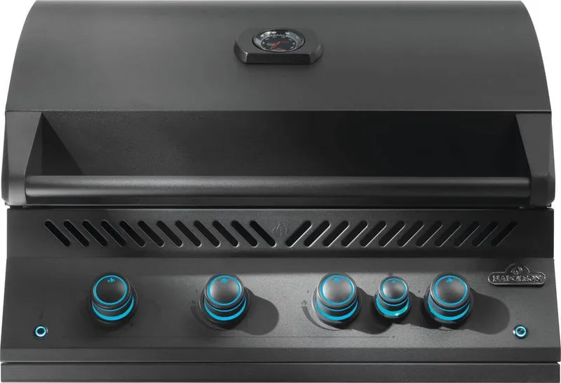 BIG32RBPMK-1 - Napoleon - Gril encastré de 32 po de la série 700 avec brûleur arrière infrarouge, propane, noir mat - BBQ Québec
