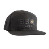 Casquette BBQ Québec avec logo noir à l'avant - Exclusive à BBQ Québec - BBQ Québec