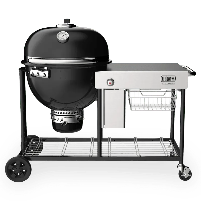 Centre de grillades Summit Kamado S6 24” au charbon de Weber - BBQ Québec
