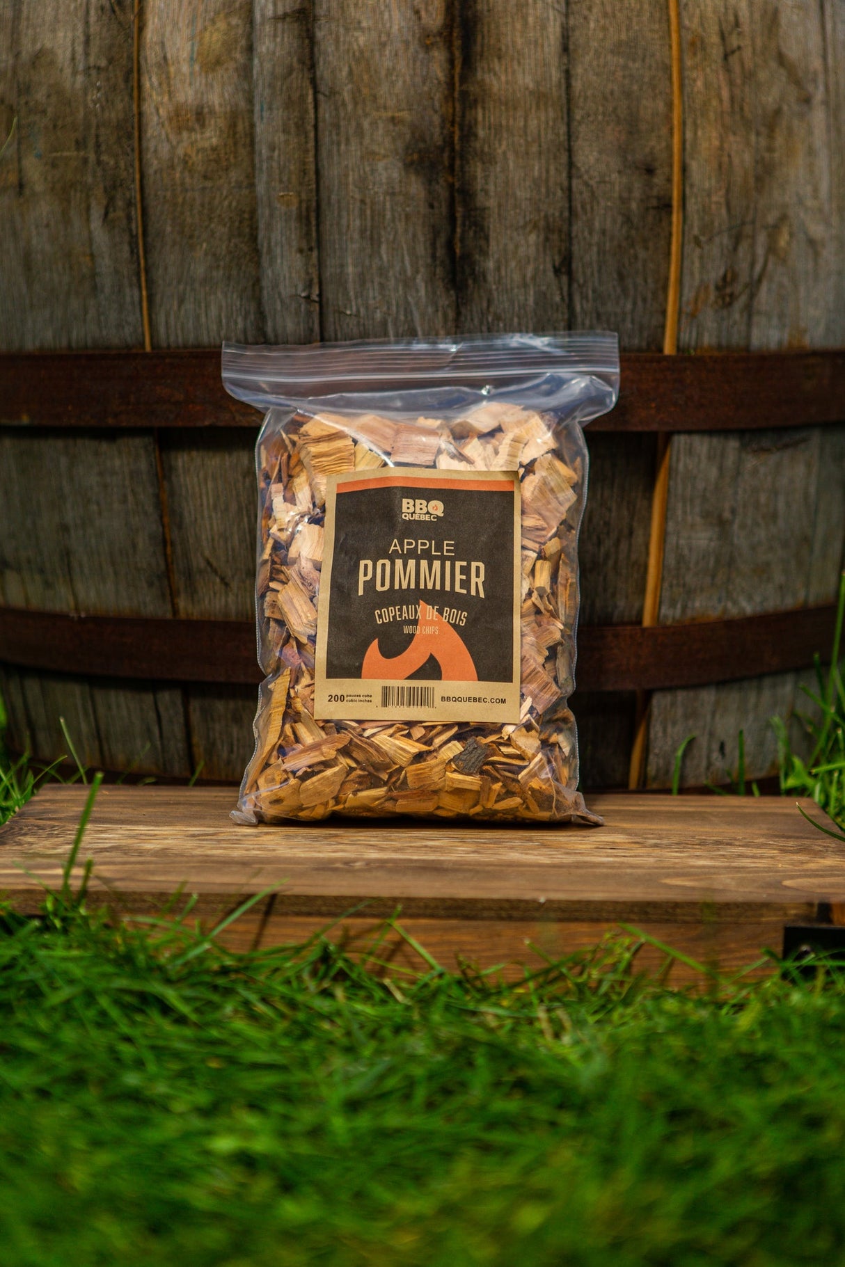 Copeaux BBQ Québec Pommier 200CU - BBQ Québec