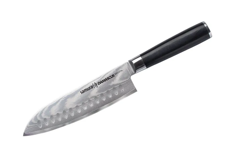 Couteau Santoku Samura DAMASCUS 7.0"/ 180 mm - BBQ Québec