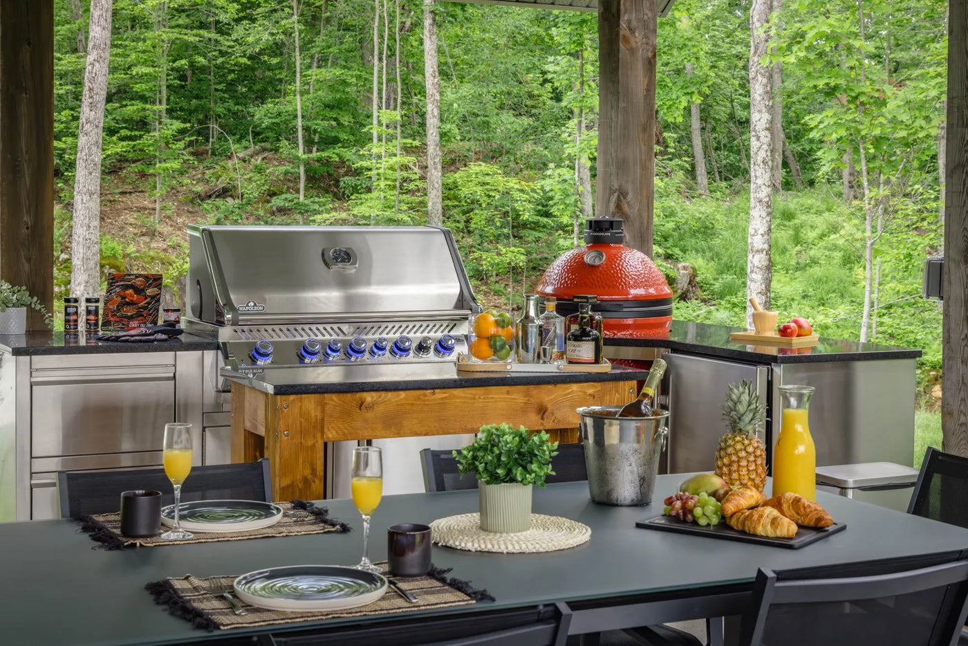 Cuisine extérieure Cuinox à Mont-Tremblant — photo 22