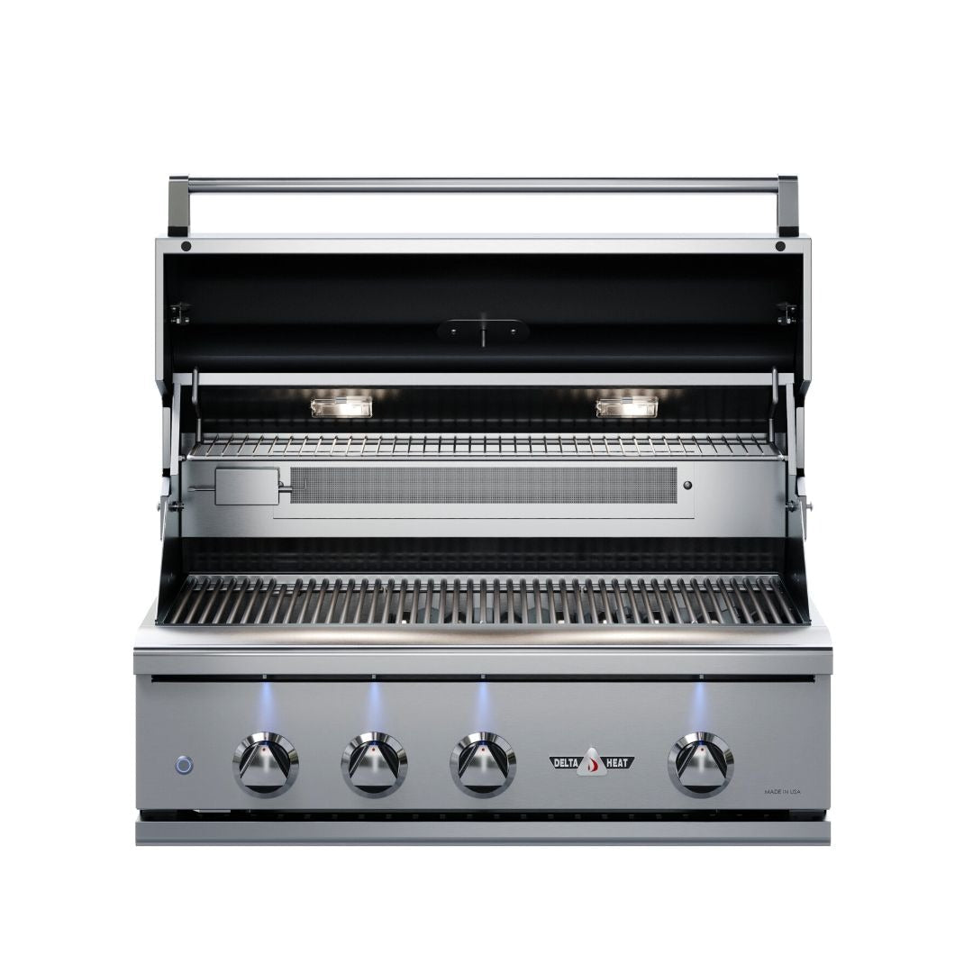 DHBQ32RS - D - L - Grill encastrable avec rôtisserie infrarouge et zone de saisie de 32'' - Propane - BBQ Québec
