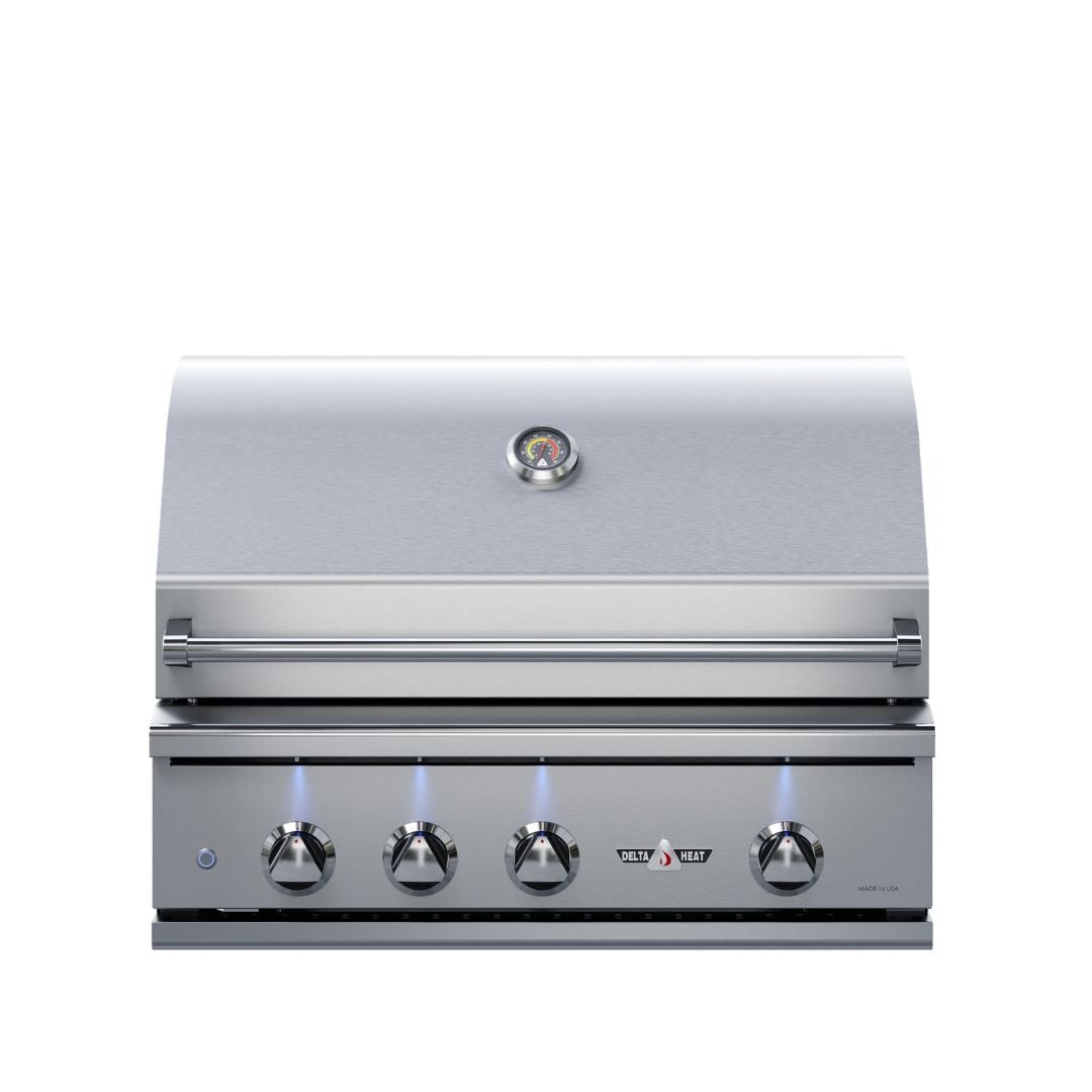 DHBQ32RS - D - L - Grill encastrable avec rôtisserie infrarouge et zone de saisie de 32'' - Propane - BBQ Québec