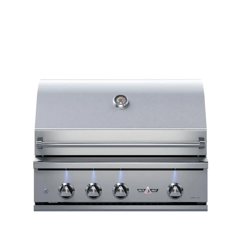 DHBQ32RS - D - L - Grill encastrable avec rôtisserie infrarouge et zone de saisie de 32'' - Propane - BBQ Québec