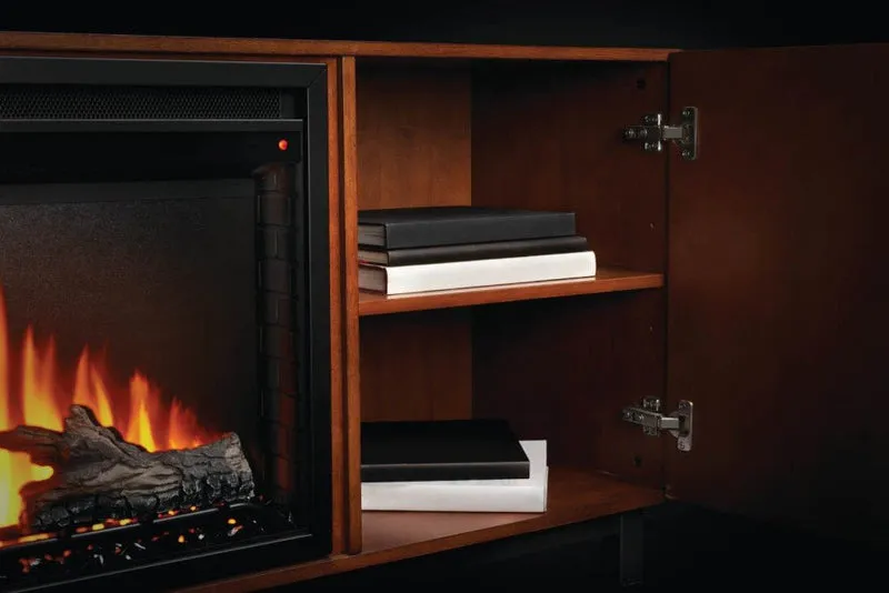Ensemble de cabinet Bella avec foyer électrique 26" - NEFP26 - 3120WN - BBQ Québec
