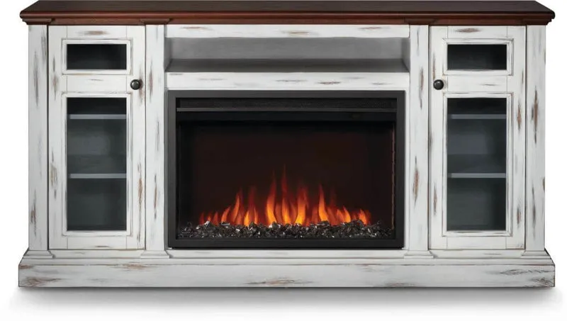 Ensemble de cabinet Charlotte avec foyer électrique 30" - NEFP30 - 3820AW - BBQ Québec