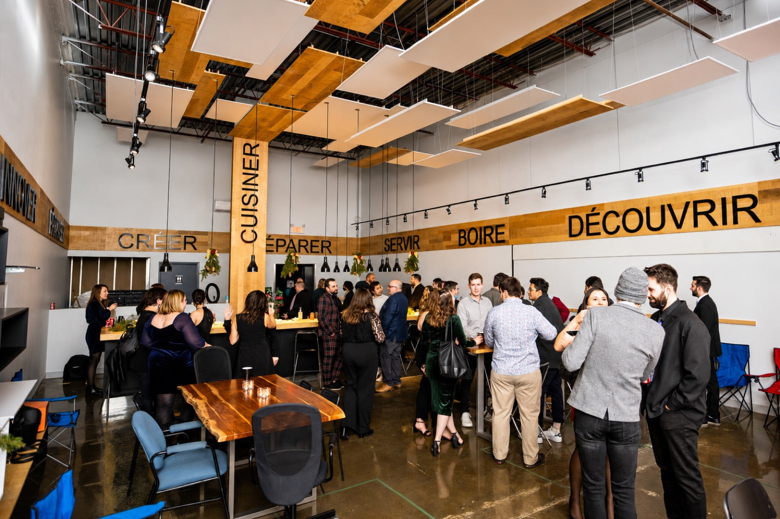 Cocktail corporatif à l'Académie BBQ Québec