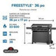 F36FTPMK - Plancha Freestyle 36 po au propane, noir mat - BBQ Québec