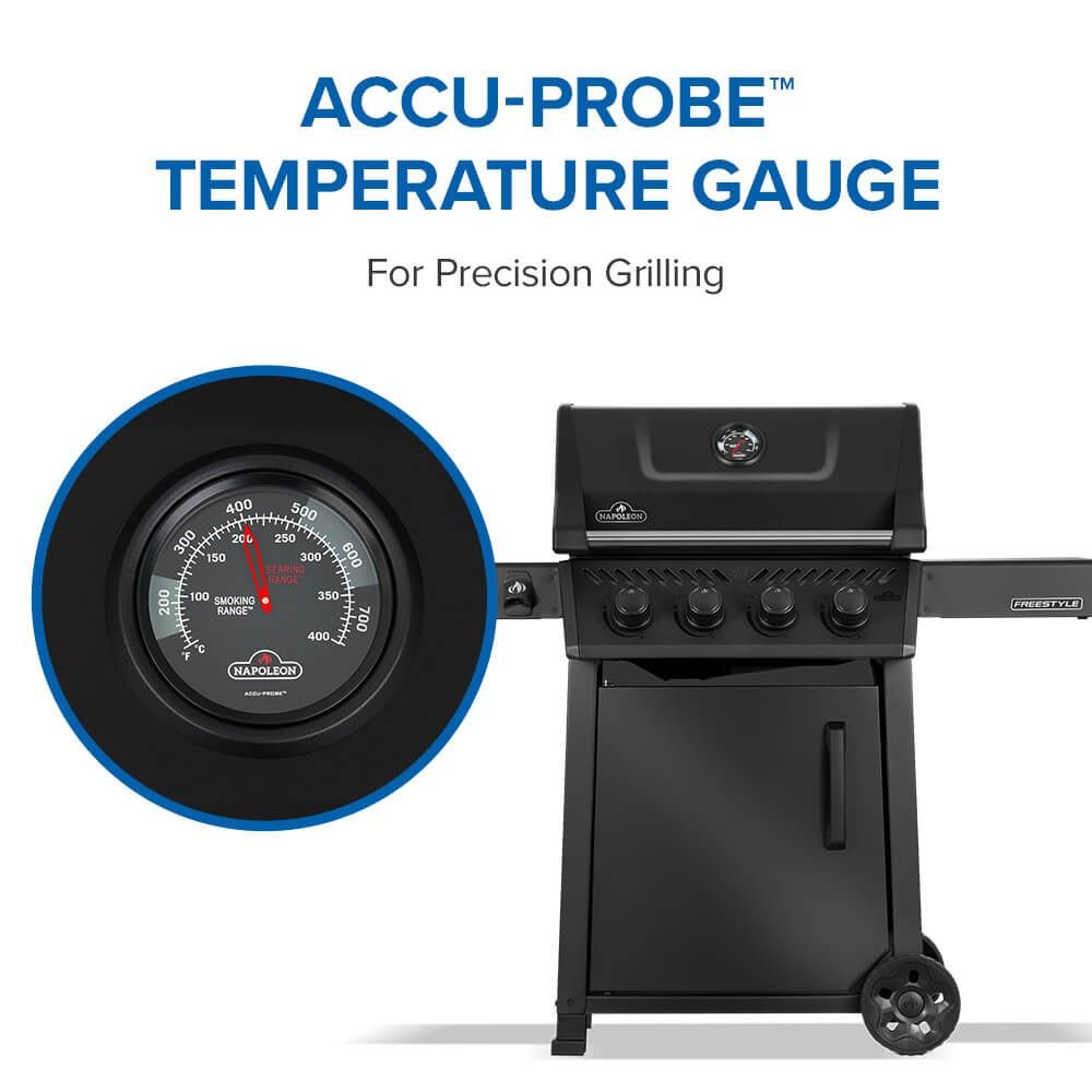 F425DPMK - 1 - Napoleon - Freestyle 425 noir mat - LP - BBQ Québec