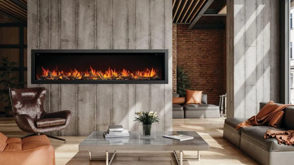 Foyer électrique encastré Astound 96" - NEFB96AB - BBQ Québec