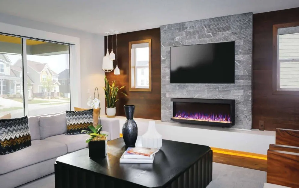 Foyer électrique muraux Trivista Pictura 50" - NEFL50H - 3SV - BBQ Québec