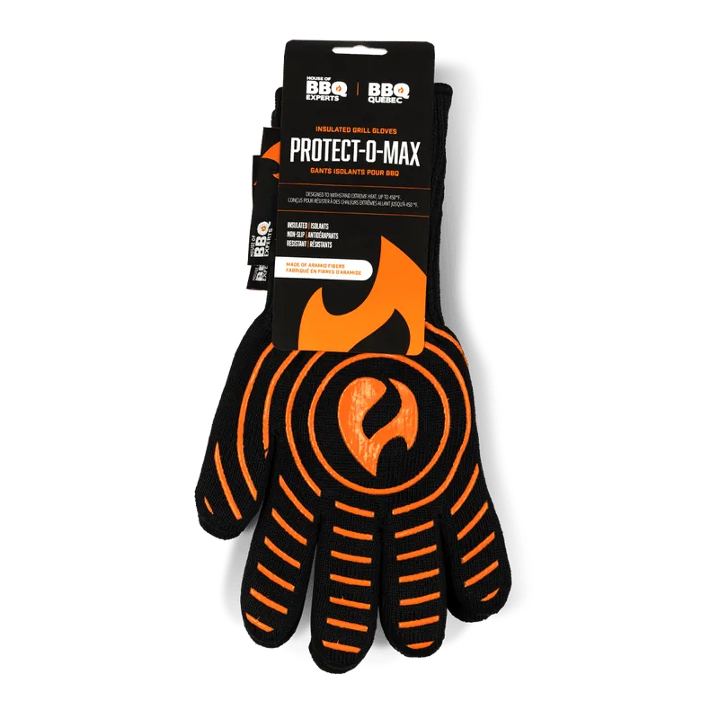 Gants isolants pour BBQ Protec - O - Max BBQ Québec - BBQ Québec