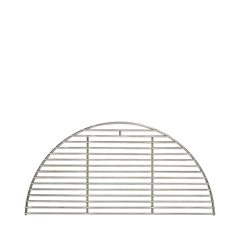 Grille de cuisson en demi - lune de 18" en acier inoxydable pour Kamado Joe - BBQ Québec