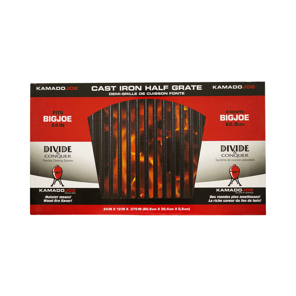 Plaque Plancha 47cm Pour Big Green Egg Et Kamado Joe - En Fonte, Anti-adhésive, Avec Poignée Amovible