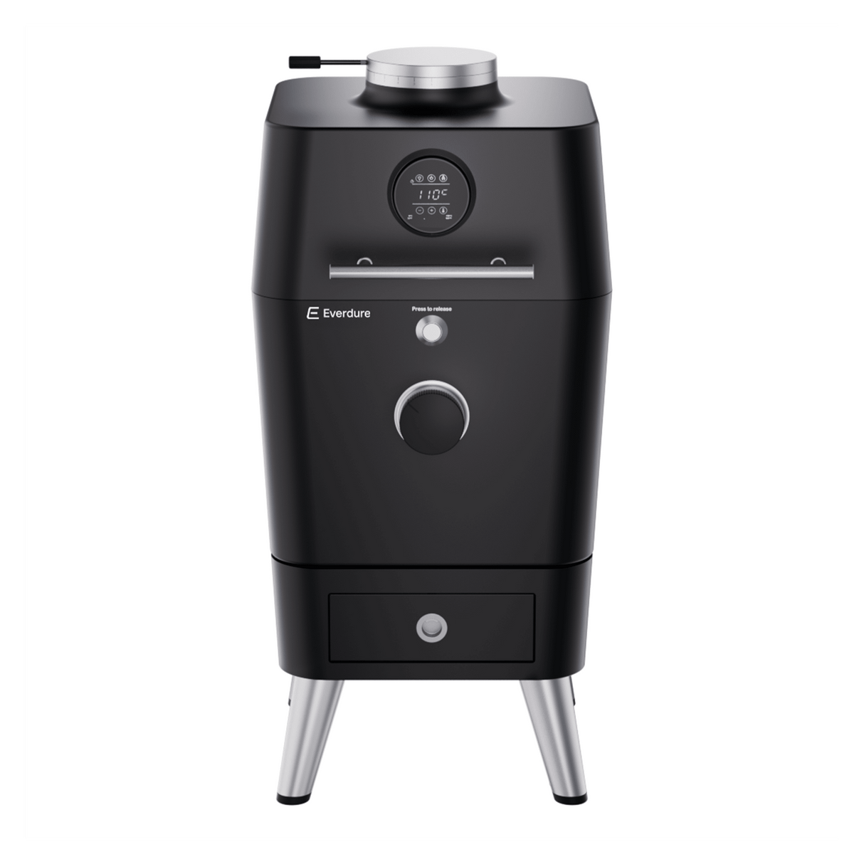 HBCE4KBUS - Everdure - Charcoal 4K - Black - BBQ Québec