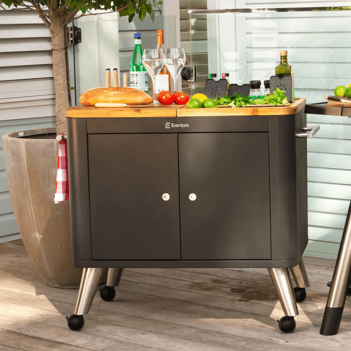 HBPKB - Everdure - Mobile Black Prep Kitchen - BBQ Québec