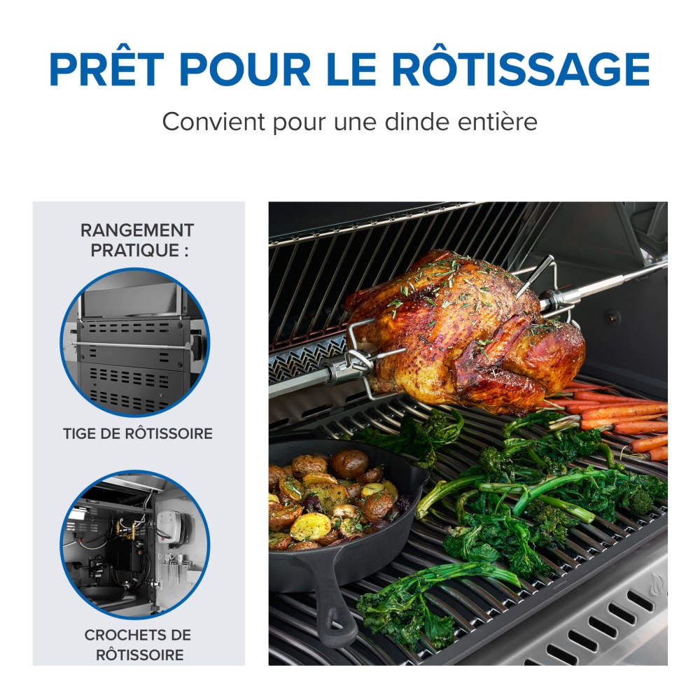 PRO500VXRSIBPSS - Gril Prestige PRO 500 au propane avec technologie intelligente
