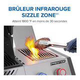 PRO665VXRSIBNSS - Gril Prestige PRO 665 Élite au gaz naturel avec technologie intelligente et boîte à fumage électrique