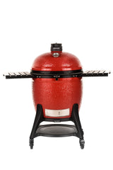 Kamado Joe Big Joe III 24’’ Rouge Avec Chariot Gril au Charcoal KJ15041021 - BBQ Québec