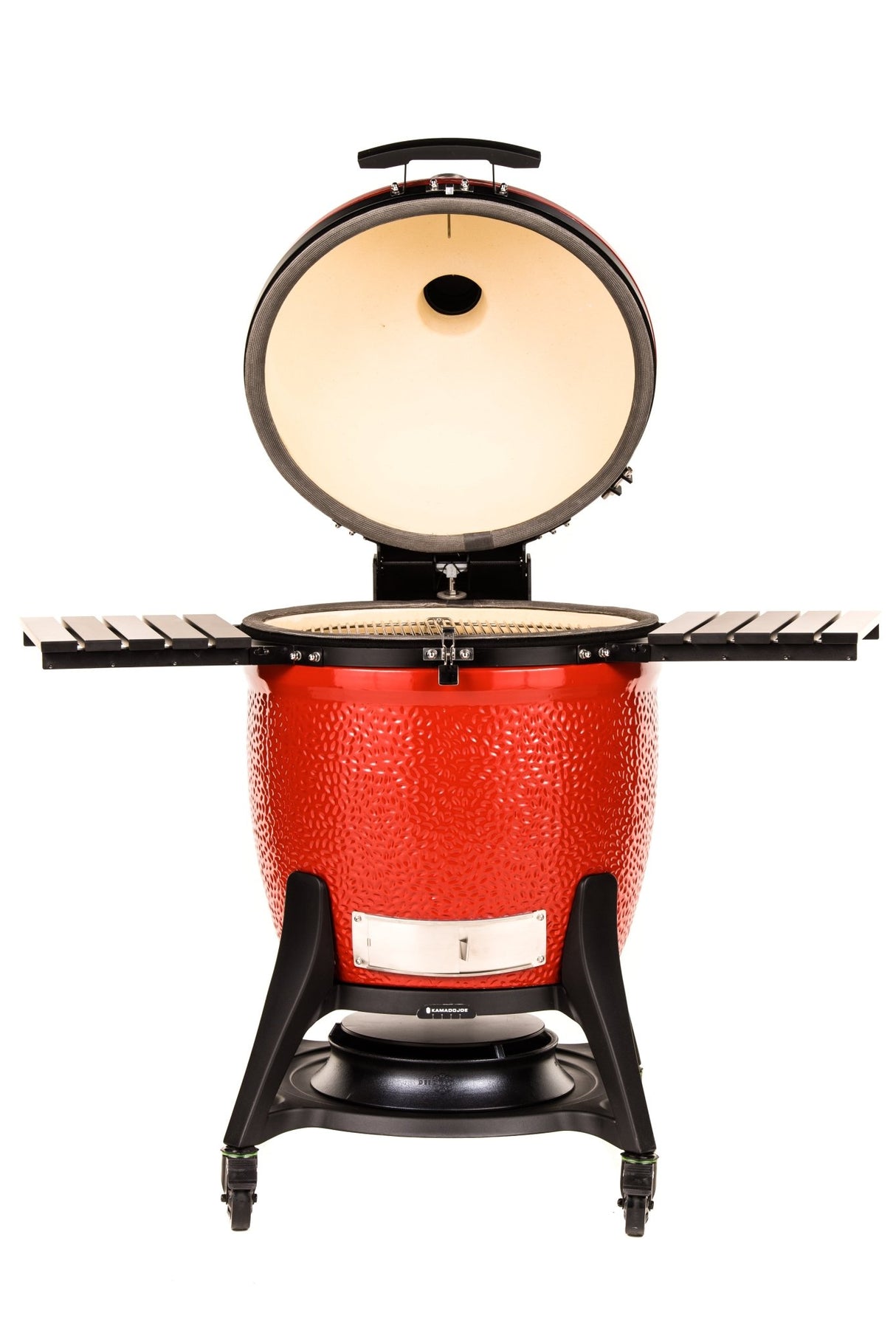 Kamado Joe Big Joe III 24’’ Rouge Avec Chariot Gril au Charcoal KJ15041021 - BBQ Québec