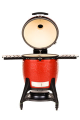 Kamado Joe Big Joe III 24’’ Rouge Avec Chariot Gril au Charcoal KJ15041021 - BBQ Québec