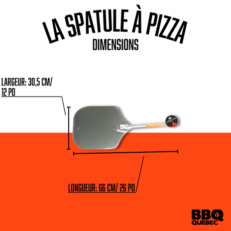 La spatule à pizza de BBQ Québec - BBQ Québec