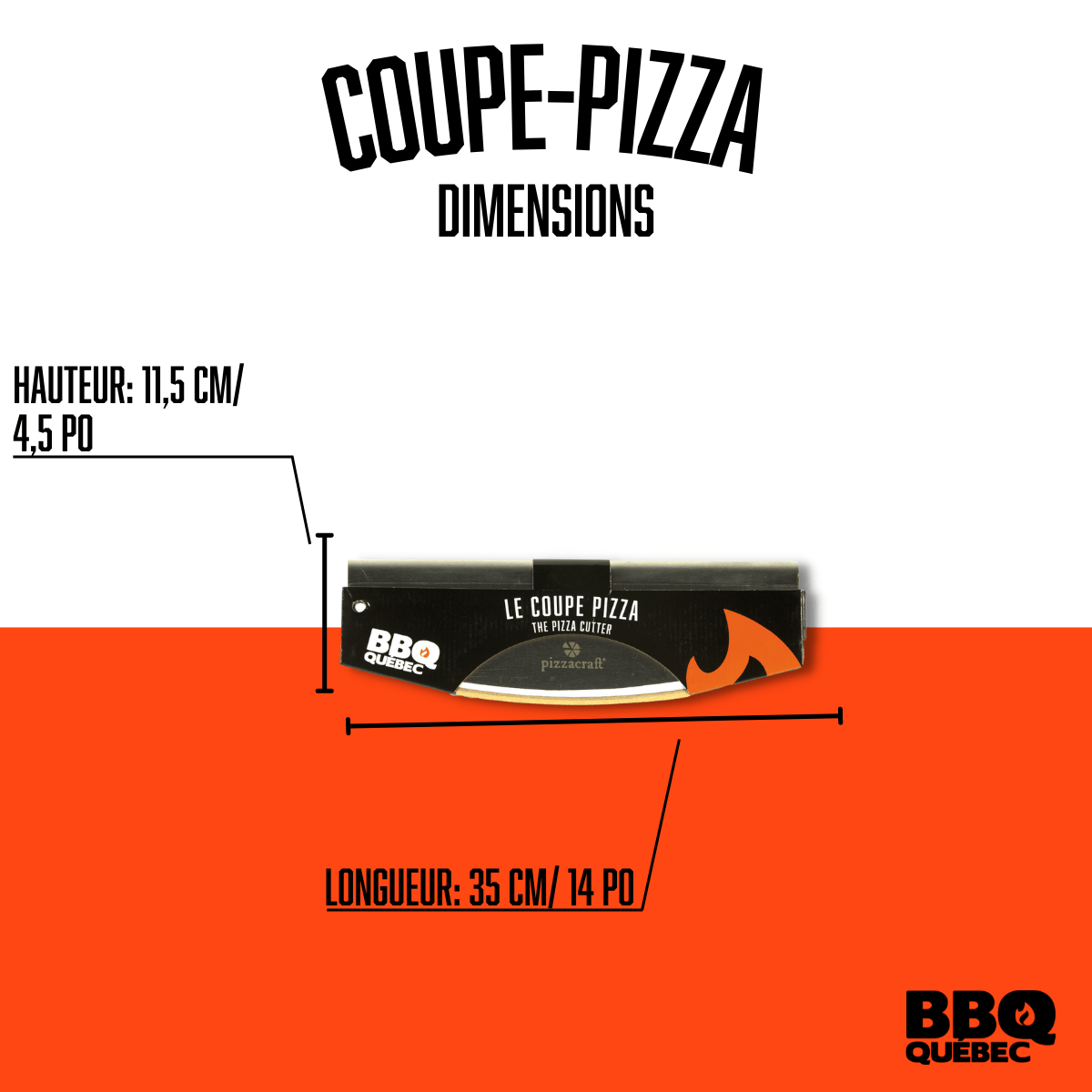 Le coupe - pizza BBQ Québec - BBQ Québec