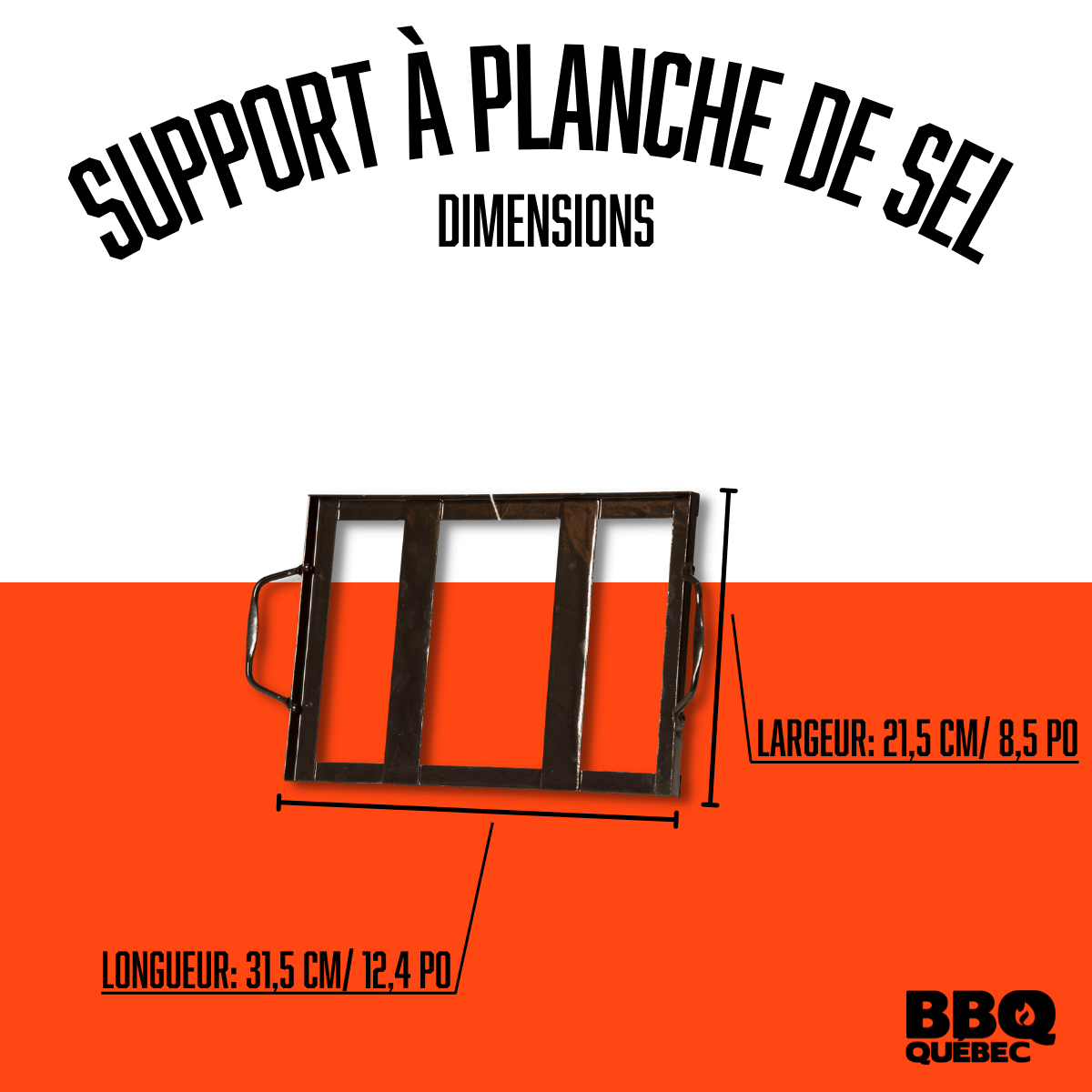 Le support à planche de sel BBQ Québec - BBQ Québec