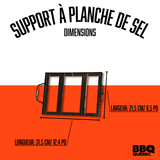 Le support à planche de sel BBQ Québec - BBQ Québec