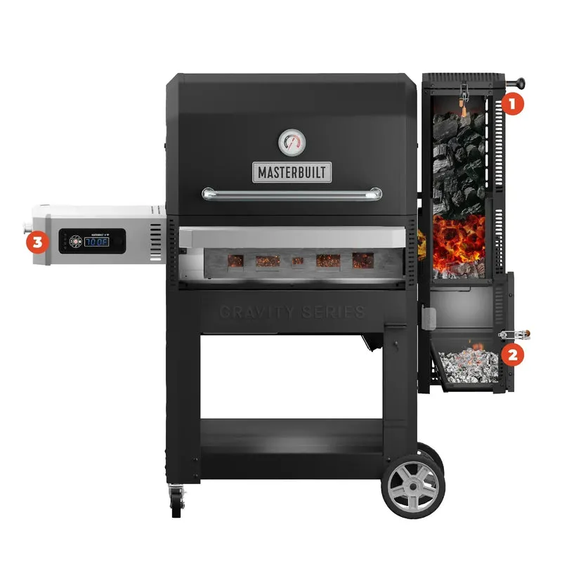 MB20040221 - Gravity Series 800 Digital Charcoal Griddle + Grill + Smoker - BBQ Québec