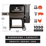 MB20041220 - Gravity Series 1050 Digital Charcoal Grill + Smoker - BBQ Québec