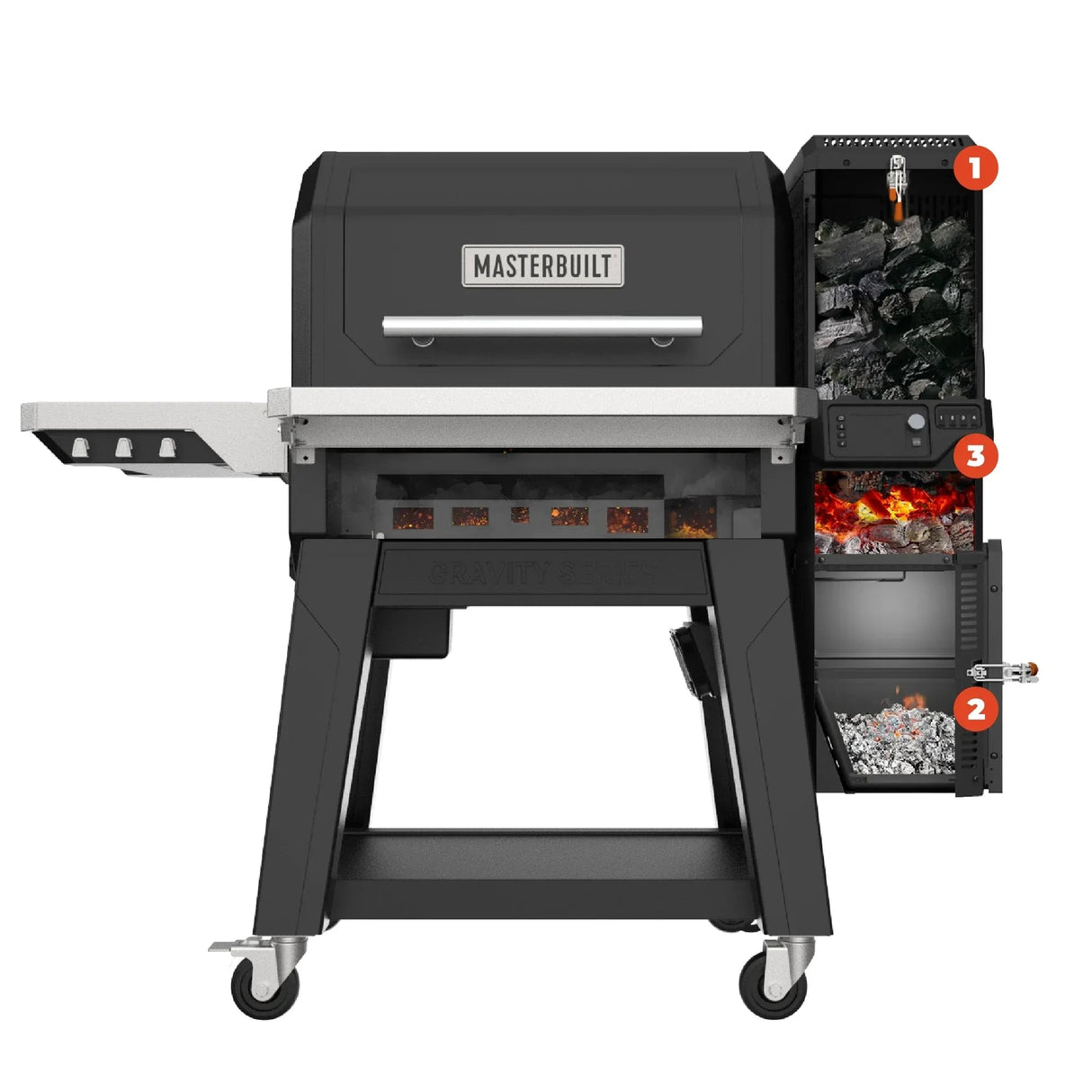 MB20041223 - Gravity Series XT Digital Charcoal Grill + Smoker - BBQ Québec
