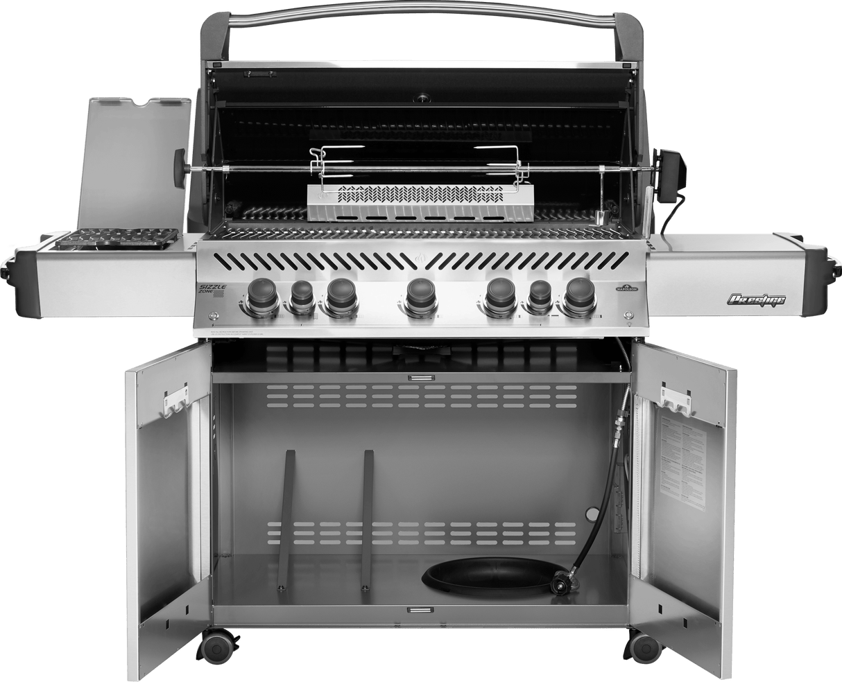 Napoleon Prestige 665 Propane BBQ avec brûleurs arrière et latéral infrarouges - BBQ Québec