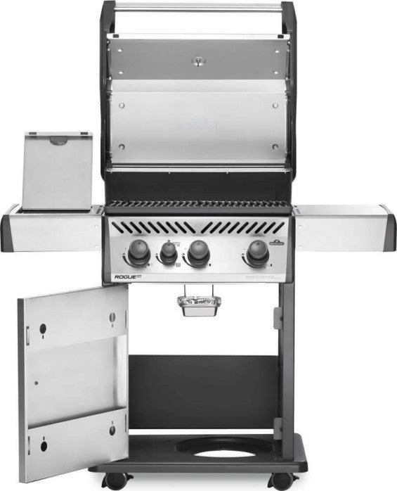 Napoleon Rogue XT 425 Propane BBQ avec brûleur latéral infrarouge noir - BBQ Québec