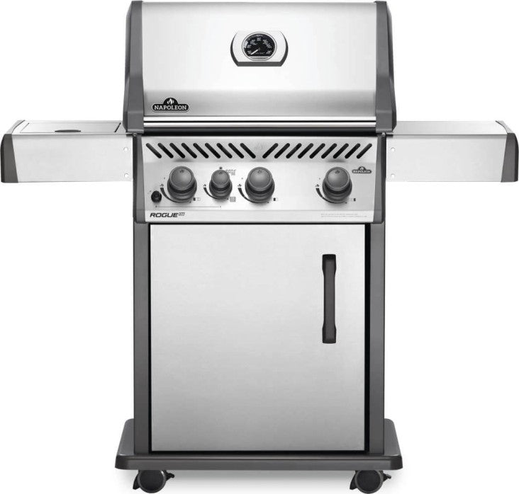 Napoleon Rogue XT 425 Propane BBQ avec brûleur latéral infrarouge noir - BBQ Québec