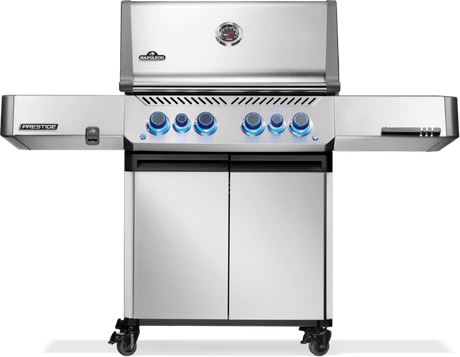 P500VRSIBNSS - Prestige 500 avec brûleurs latéral et arrière infrarouges, stainless steel, gaz naturel - BBQ Québec