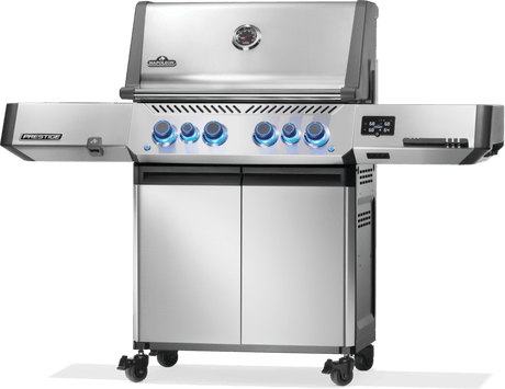 P500VXRSIBNSS - Prestige 500 connecté, brûleurs latéral et arrière infrarouges, stainless steel, gaz natuel - BBQ Québec